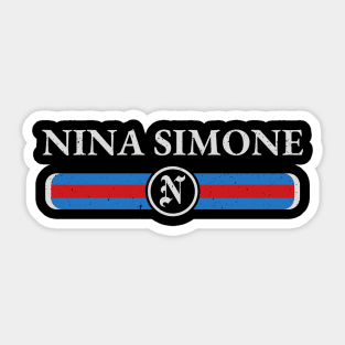 Graphic Nina Name Vintage Birthday Retro Gift Sticker